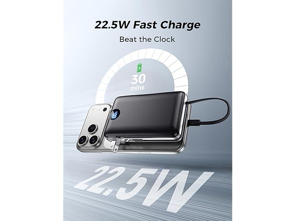 SUCROSEY Portable Charger with Plug