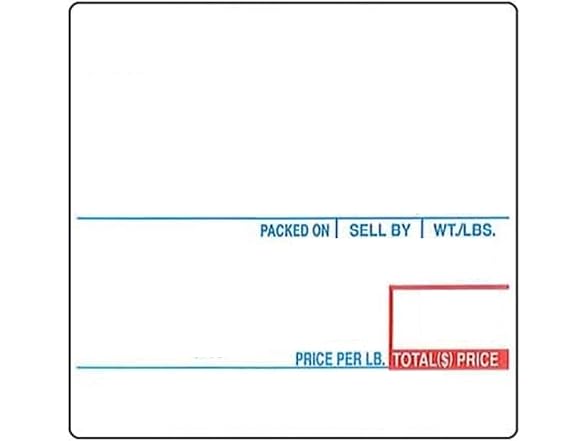 CAS CAS LST-8020 Direct Thermal Labels - 12