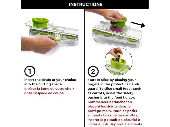 Starfrit Easy Mandoline Slicer, Dicer 
