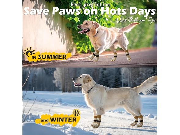 EXPAWLORER Anti Slip Dog Socks to Prevent Licking Paws