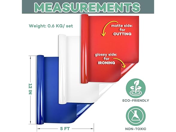 Pac Vita Heat Transfer Vinyl Rolls