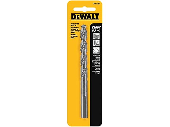 DeWalt Accessories DW1123 23/64" Oxide Bit, Black