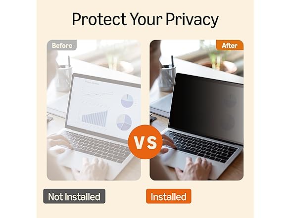 Amazon Basics Privacy Screen Filter - 14 Inch