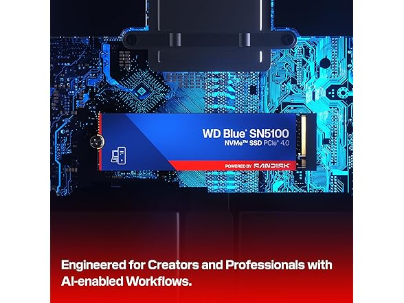 Sandisk WD Blue 4TB SN5100 NVMe SSD - M.2 2280,