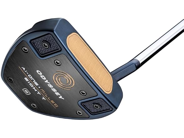 Odyssey Golf AI-ONE Milled Putter (35 Inches, Eight T (Slant Neck), (Left Hand)