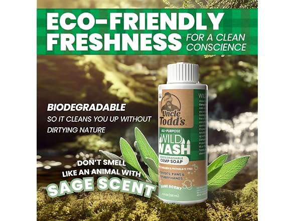 Uncle Todd's Wild Wash Biodegradable Soap