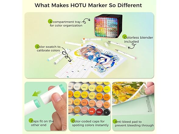 HOTU Alcohol Markers