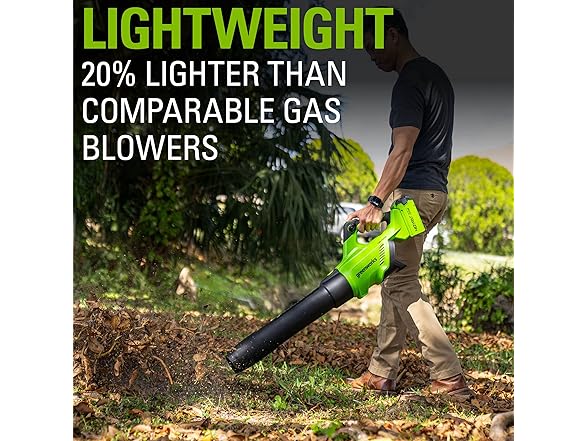 Greenworks Cordless Axial Leaf Blower