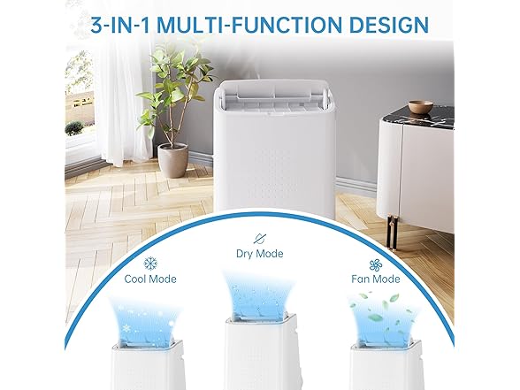 Vossfamul 14k BTU Portable Air Conditioner