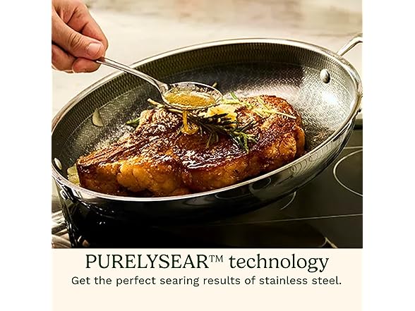 Cuisinart FusionPlus Stainless Steel Cookware Set, 2-Piece Skillet 