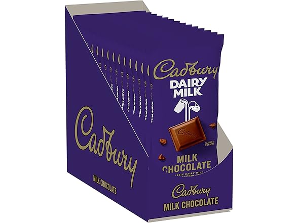 Cadbury Dairy Milk Choc Bars 3.5oz 14ct