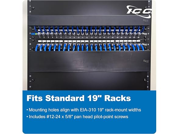 ICC 2U Finger Duct Cable Manager