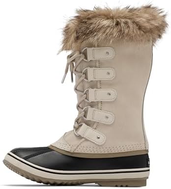 SOREL Women's Joan of Arctic Waterproof Boot - Fawn, Omega Taupe - 9