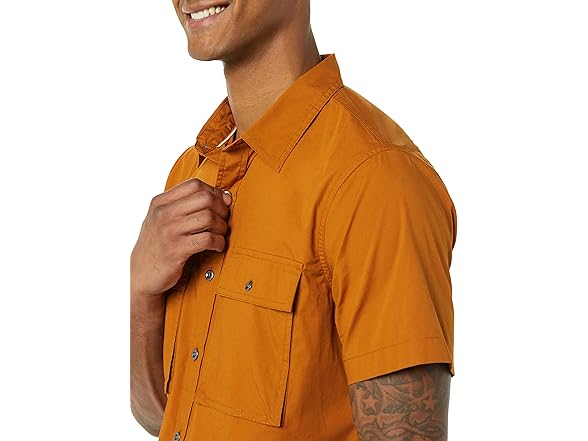 Mens StdFit ShortSlv Utility Caramel (XXL)