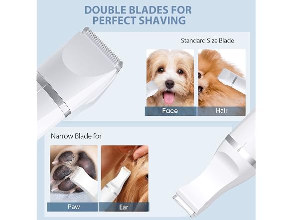 oneisall Dog Clippers with Double Blades