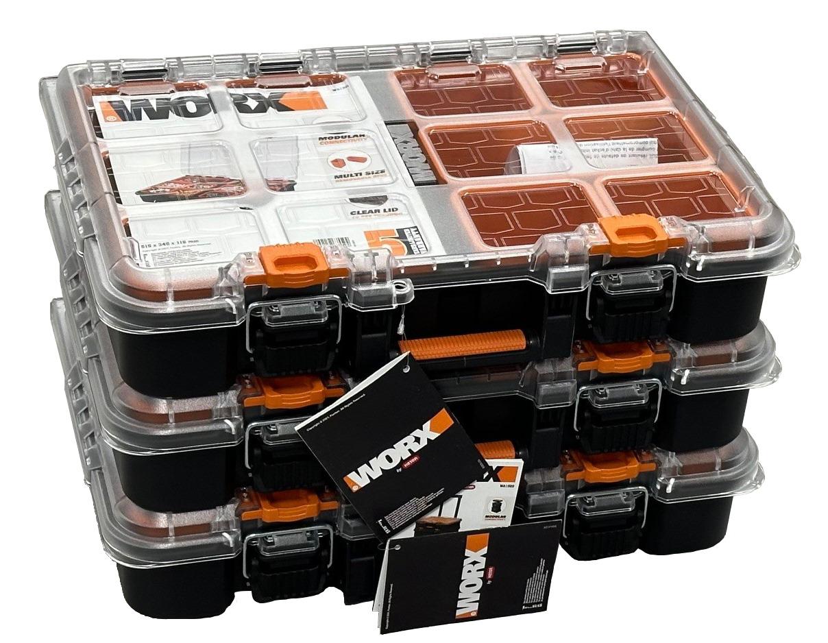 Worx Stack N' Roll 12 Compartment Organizer- 3PK - Gallery 10