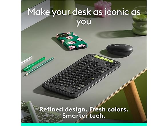 Logitech POP ICON Keys Wireless Bluetooth Keyboard