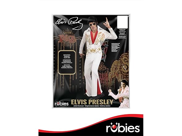 Rubies Elvis Presley Costume Men's Med