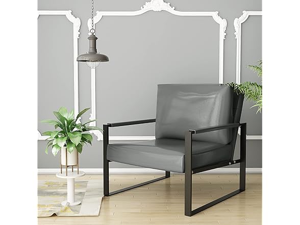 Recaceik Leather Accent Chair