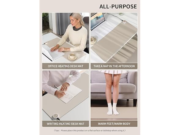 PAIDU Electric Heated Mouse Pad 3-Level Temp