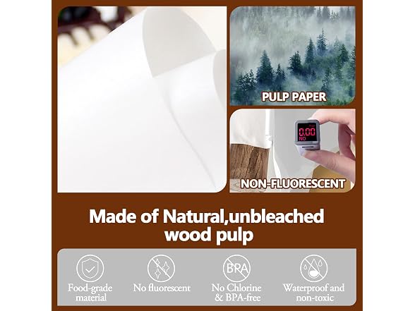 100Pcs Thickened Parchment Papers