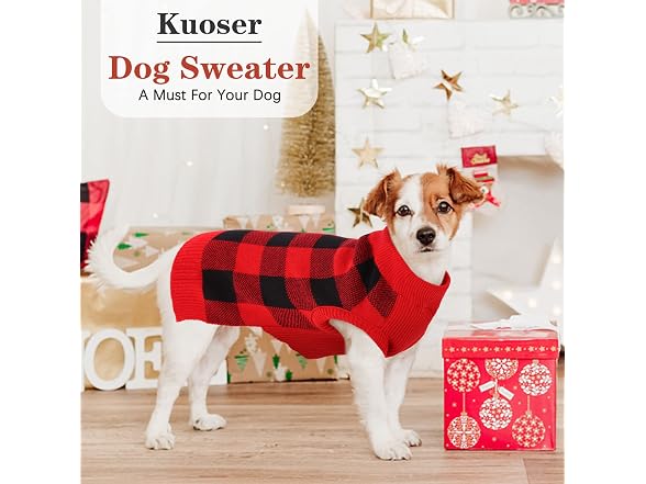 Kuoser Kuoser Dog Sweater Pullover Knitwear,