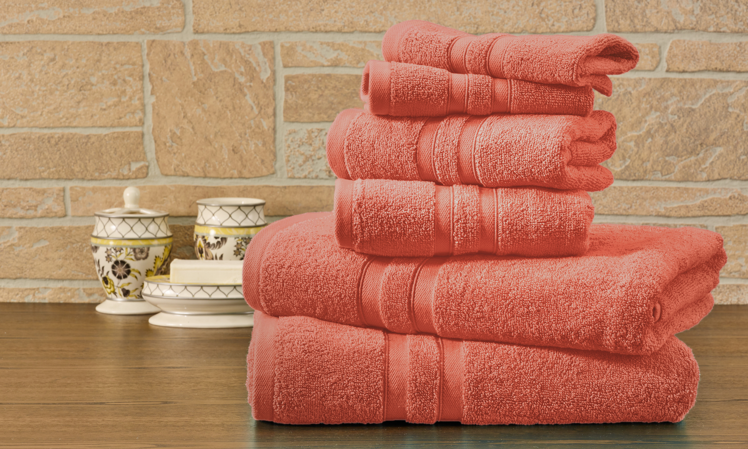 100% Egyptian Cotton 6-Piece Towel Set - Gallery 37