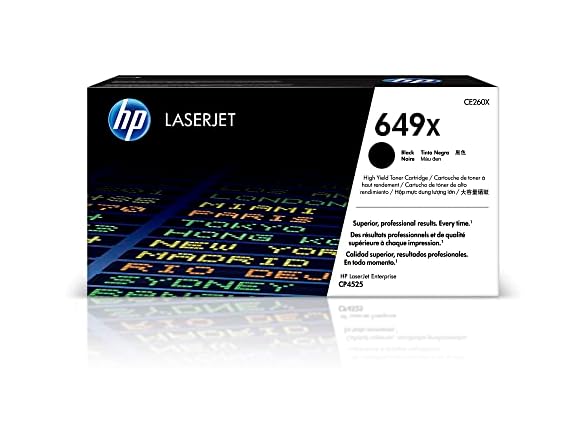 HP 649X Black High-yield Toner Cartridge