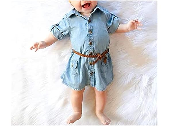 BSaogr Girls (4-5T) Casual Dresses Shirt