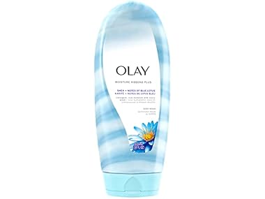 $5.99, Was $7.97, 24% Off! Olay Moisture Ribbons Plus Shea Blue Lotus Body Wash dealfomo