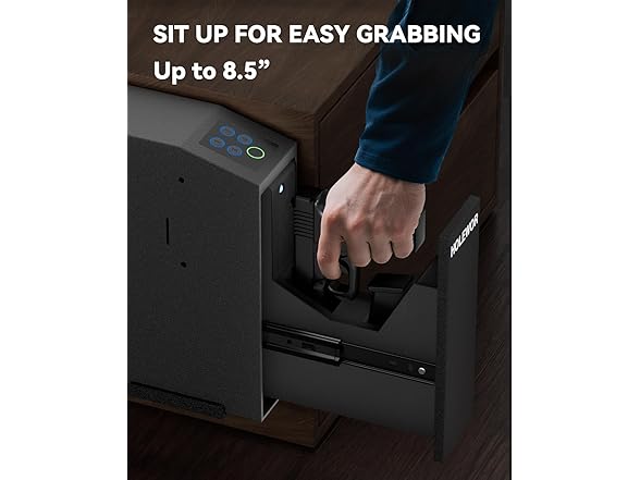 HOLEWOR Slider Bedside Pistol Safe