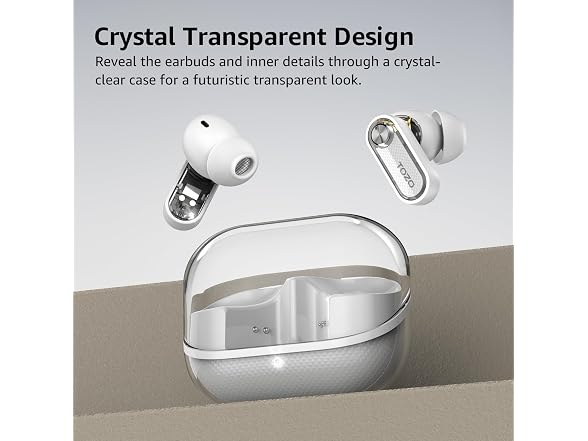 TOZO Crystal Pods White