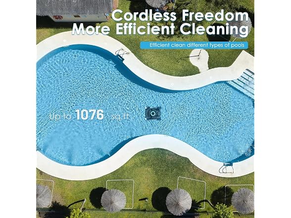 ROBOKLEEN Cordless Robotic Pool Vacuum