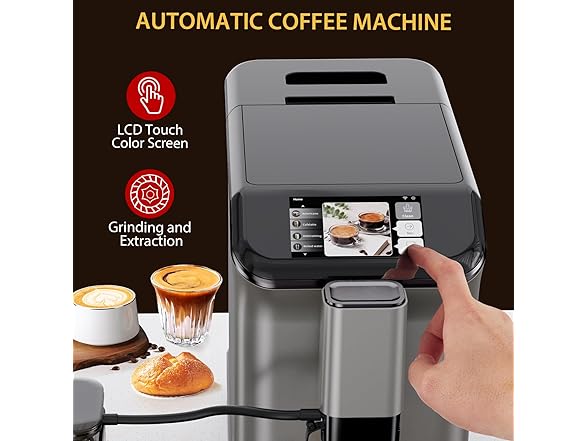 GustoWave Espresso Maker with Milk Frother