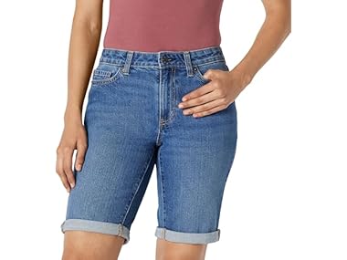 $10.99, Was $22.90, 52% Off! Amazon Essentials Womens MidRise Bermuda Short dealfomo