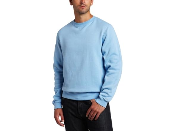Soffe Mens Crew Light Blue (S)