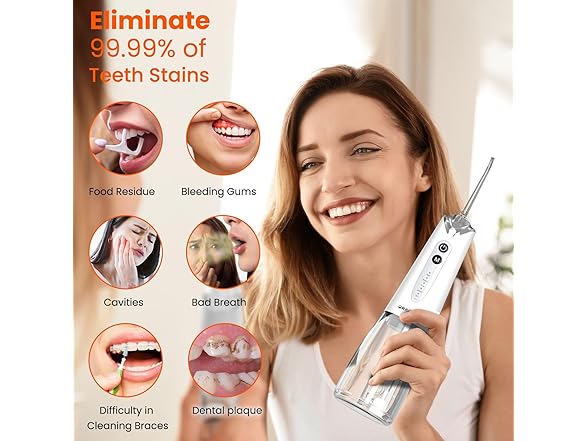 Maohaha Water Dental Flosser (White)