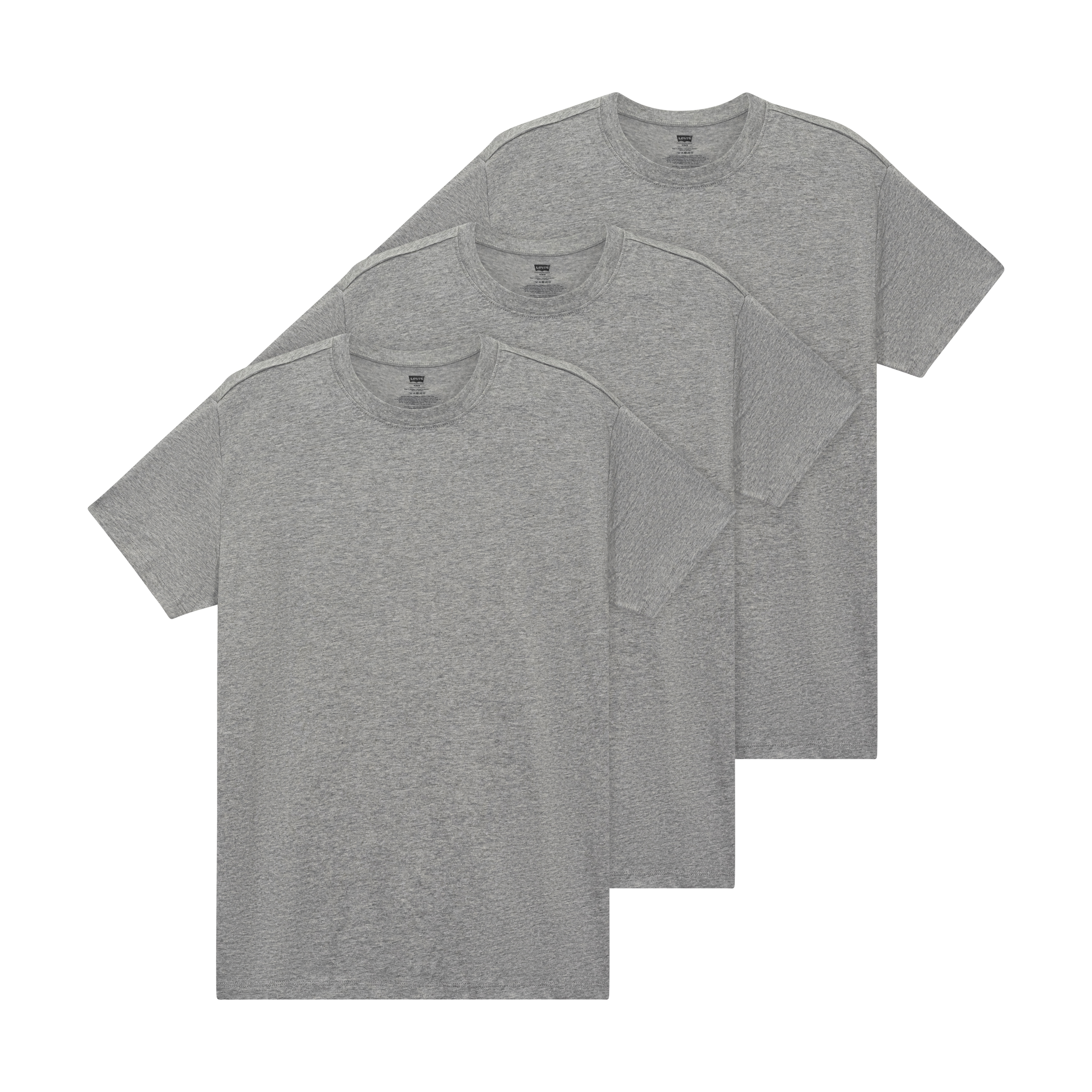 Levi's Men's 3-Pack Basic Crewneck T-Shirt - Gallery 4