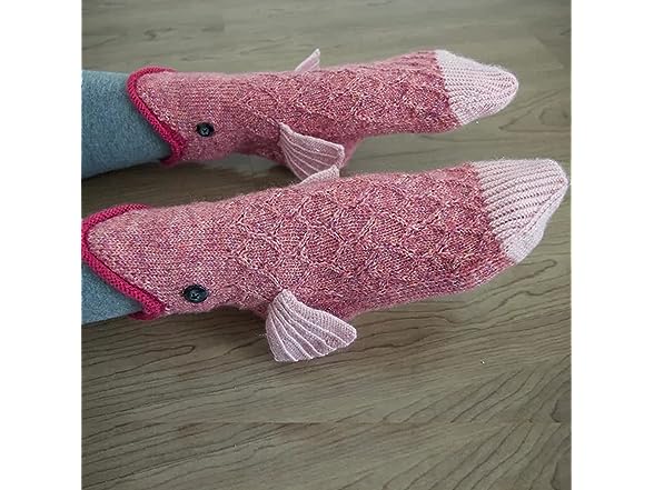 Linzhouzhiguang Unisex Knit Novelty Shark Socks