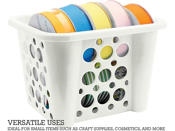 Mini Stackable White Container 4Pk