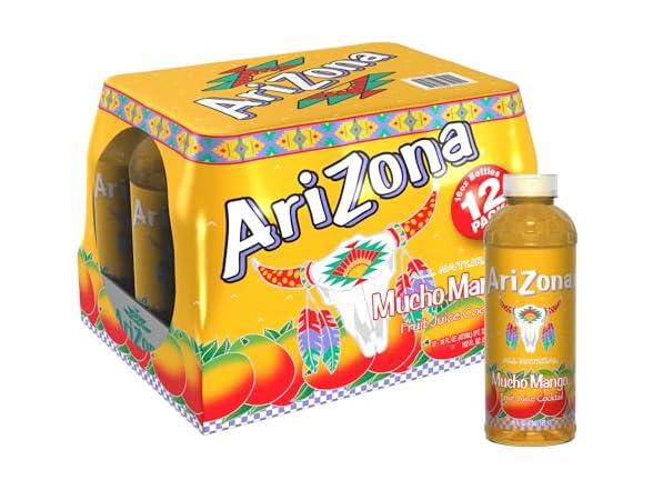 12PK AriZona Mucho Mango - Fruit Juice Cocktail