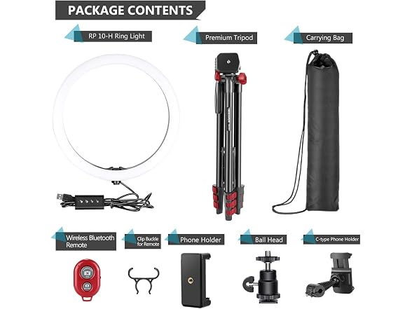 Neewer 10-inch LED Ring Light Selfie