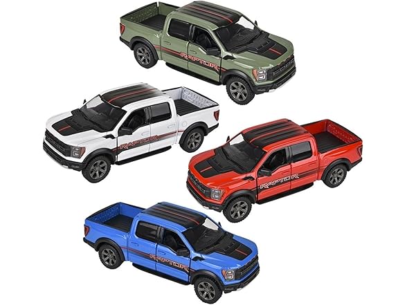 5" Die-Cast Pull Back 2022 Ford F-150 Raptor