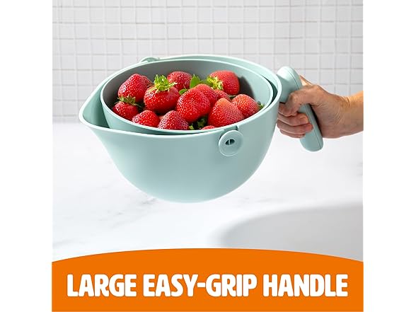 Tasty 2-in-1 Swing Bowl Colander