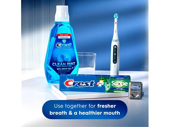 3ct Crest Complete Whitening + Scope, Mint Toothpaste