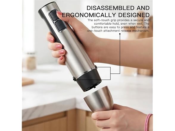 Megawise 1000W 5-in-1 Immersion Hand Blender