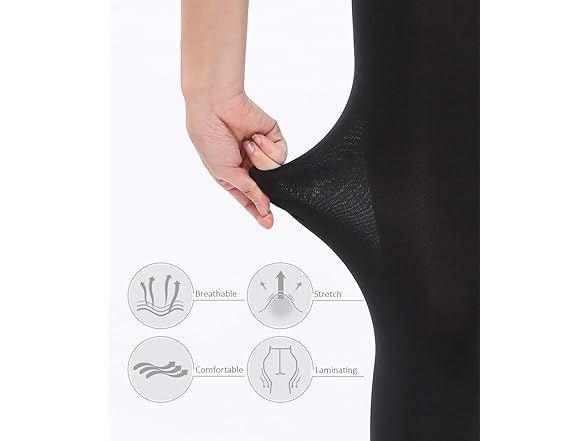 2 Pairs Opaque Tights for Women