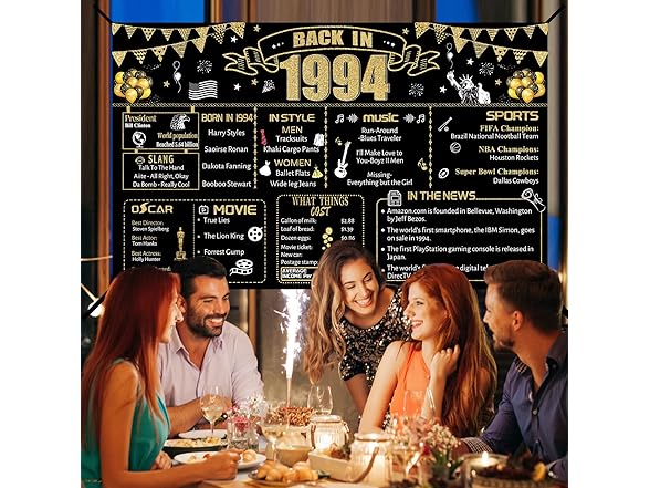 Born in 1994 Decorative Cloth Banner