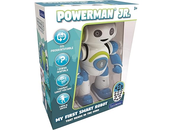 LEXiBOOK Powerman Jr. Smart Interactive Toy Robot