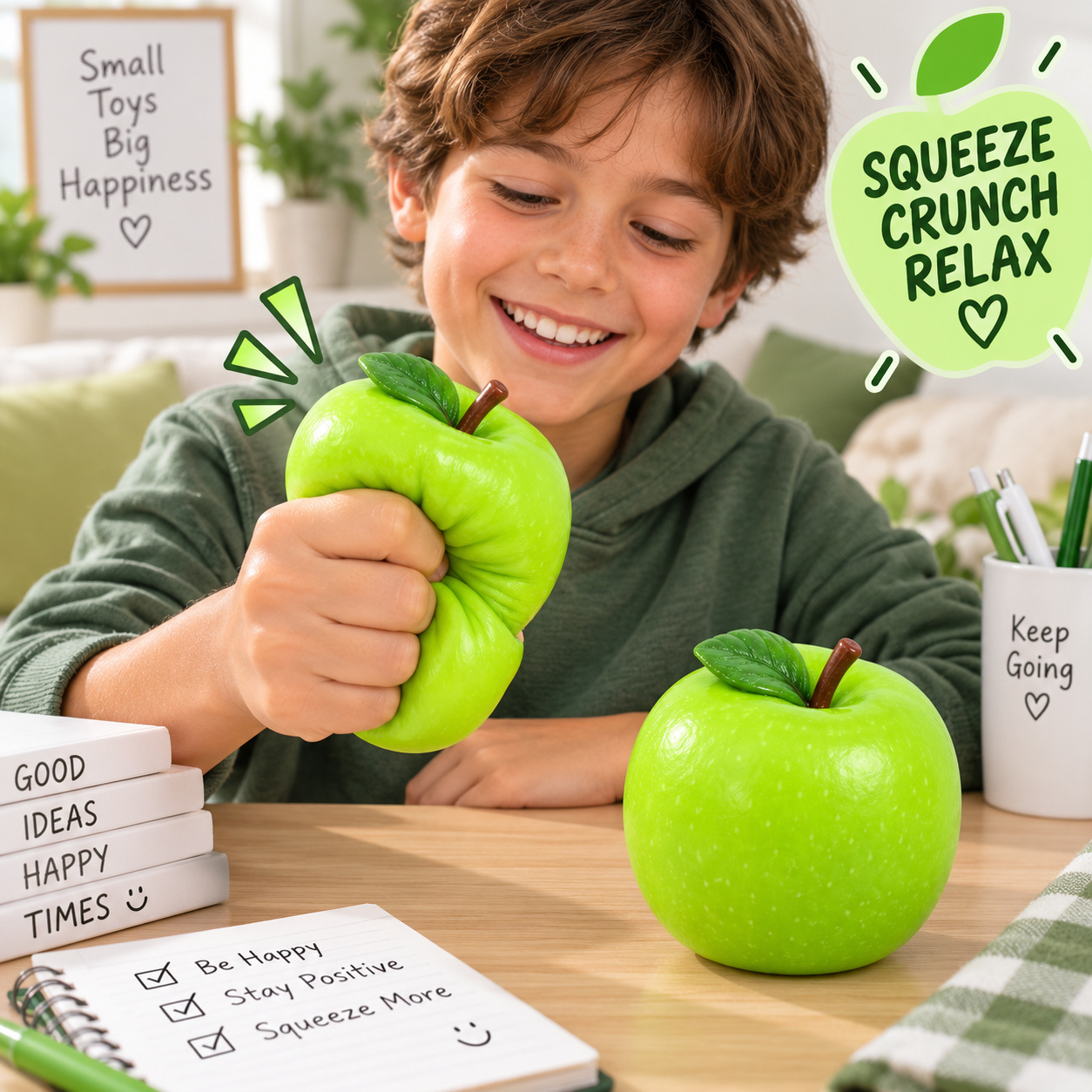 Green Apple Crunch Squishy 2Pk - Gallery 6